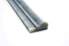 Borde de mármol piedra natural Bardiglio gris claro antracita perfil de piedra natural de aspecto antiguo pared de la cocina cuarto de baño piso sauna - MOSProf-40348