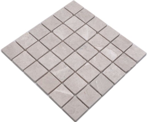 Mármol mosaico de azulejos de piedra natural marfil crema claro beige backsplash pared azulejos cocina cuarto de baño - MOS36-0106