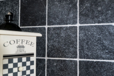 Azulejo mármol piedra natural nero negro antracita gris oscuro piedra natural aspecto antiguo azulejo suelo cocina pared - MOSF-45-46093