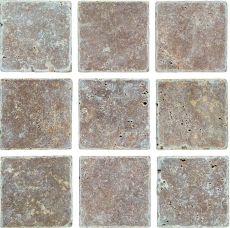 Azulejo Travertino piedra natural Noce nogal marrón azulejo de piedra natural aspecto antiguo plato de ducha pared de ducha cocina azulejo - MOSF-45-46116