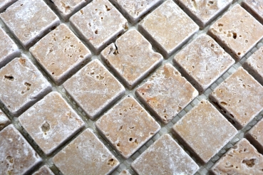 Mosaico Azulejos Travertino Piedra Natural Nogal Noce Antiguo Travertino MOS43-44023_f