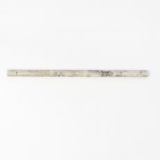Borde Travertino piedra natural Plata plata blanco gris claro piedra natural perfil Lápiz plata aspecto antiguo pared suelo cocina - MOSPENC-47315