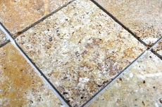 Azulejo travertino piedra natural oro amarillo azulejo de piedra natural marrón dorado aspecto antiguo base de ducha azulejo de suelo azulejo de pared - MOSF-45-51010