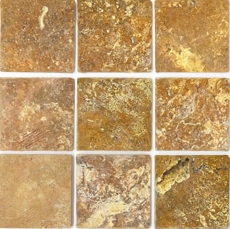 Azulejo travertino piedra natural oro amarillo azulejo de piedra natural marrón dorado aspecto antiguo base de ducha azulejo de suelo azulejo de pared - MOSF-45-51010
