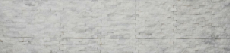 Muestra de mano mosaico azulejo mármol piedra natural blanco Ladrillo Splitface Ibiza Azúcar Mármol 3D MOS45-0204_m