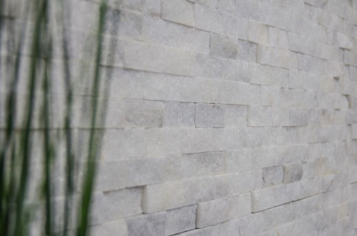 Splitface mosaico de mármol pared de piedra natural de ladrillo blanco de la pared de bonos Ibiza Azúcar óptica 3D azulejos backsplash cocina - MOS45-0204