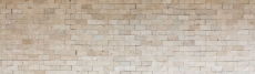 Travertino piedras de pared de piedra natural de ladrillo beige cara dividida 3D óptica azulejos backsplash cocina azulejos de pared - MOS43-46248