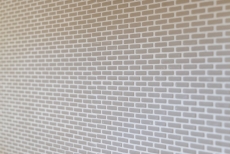Mosaico de vidrio Revestimiento de pared sostenible Azulejo backsplash Reciclaje Ladrillo Esmalte crema mate MOS140-B23C