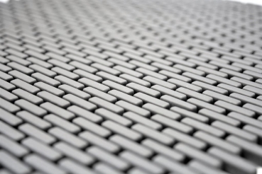 Mosaico ECO GLAS Ladrillo Esmalte gris-marrón mate MOS140-B25G_f | 10 tapetes de mosaico