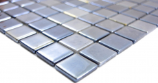 Muestra de mano mosaico ECO Reciclaje GLAS ECO antracita metalizado MOS350-08_m