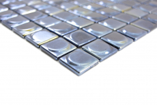 Mosaico ECO GLASS negro metálico 3DR MOS350-18_f | 10 alfombrillas mosaico