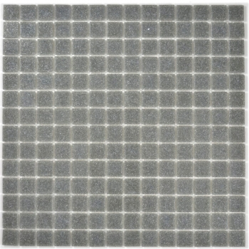 Muestra de mano mosaico vidrio gris pared azulejo baño azulejo ducha splashback azulejo backsplash MOS200-A09-N_m