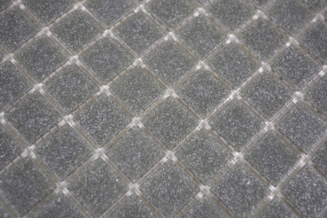 Muestra de mano mosaico vidrio gris pared azulejo baño azulejo ducha splashback azulejo backsplash MOS200-A09-N_m