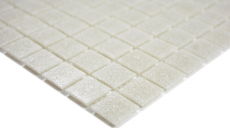 Muestra de mano mosaico azulejo vidrio gris claro pared azulejo baño azulejo ducha splashback azulejo backsplash MOS200-A05-N_m