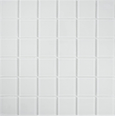 Mosaico de azulejos de vidrio mosaico superwhite BAÑO WC cocina PARED mosaico estera MOS69-0101