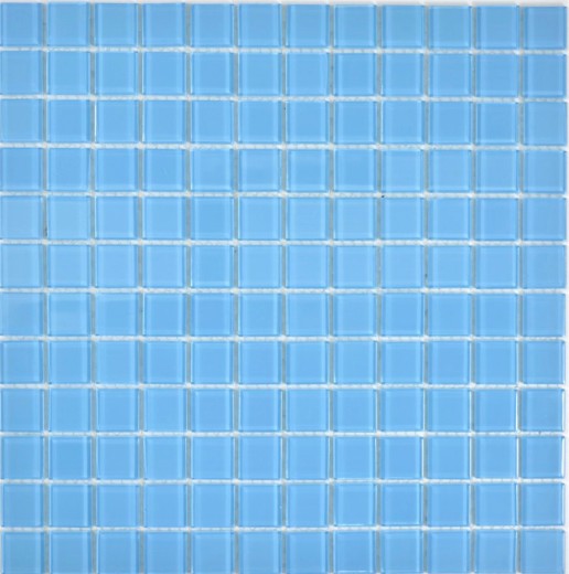 Mosaico mosaico de vidrio azul claro piscina mosaico piscina mosaico MOS63-0402