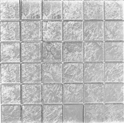 Muestra de mano azulejo mosaico Mosaico de vidrio translúcido Estructura de plata cristal BAÑO WC Cocina PARED MOS68-4SB21_m