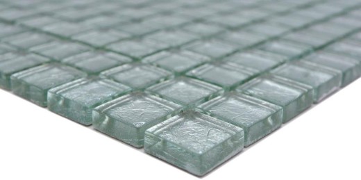 Mosaico de vidrio de plata mosaico de azulejos estructura de azulejos backsplash pared de la cocina MOS123-8SB16