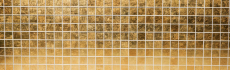 Muestra de mano mosaico azulejo Mosaico de vidrio translúcido Estructura de oro cristal MOS120-0746_m