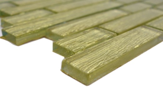 Mosaico de vidrio de oro mosaico de azulejos compuesto chic backsplash cocina ducha pared MOS86-8CGO