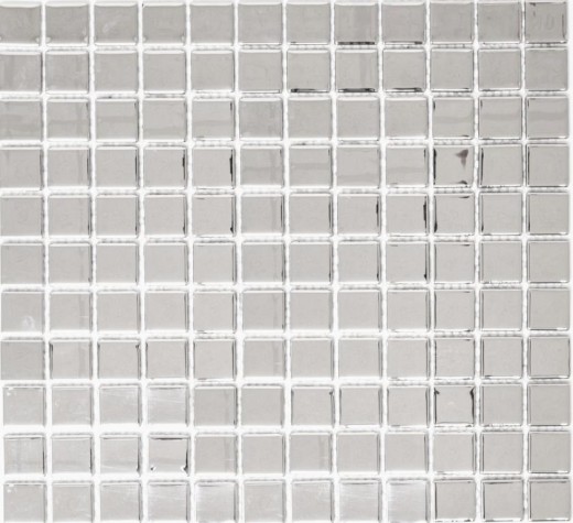 Muestra de mano mosaico azulejo Mosaico de vidrio translúcido Cristal EP plata BAÑO WC Cocina PARED MOS60-0206_m