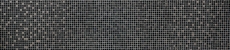 Mosaico de vidrio mosaico de azulejos de acero inoxidable de plata negro de cantera de vidrio splashback cocina splashback - MOS92-1099