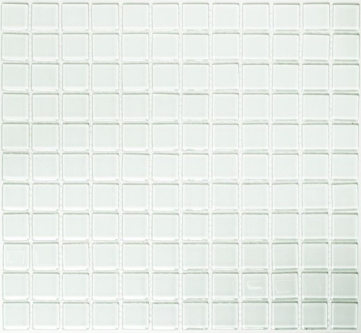 Mosaico de azulejos blanco con tinte verde mosaico de vidrio piscina mosaico piscina mosaico MOS60-0102