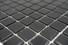 Mosaico de azulejos de vidrio mosaico negro mosaico estera piscina mosaico piscina mosaico MOS60-0304