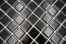 Mosaico de azulejos de vidrio mosaico negro mosaico estera piscina mosaico piscina mosaico MOS60-0304