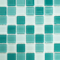 Mosaico de azulejos de vidrio mosaico verde turquesa menta piscina mosaico de la piscina MOS62-0602