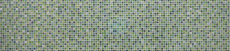 Muestra de mano mosaico azulejo Azulejo backsplash Acero inoxidable translúcido verde Mosaico de vidrio Cristal acero verde MOS92-0506_m
