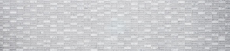 Muestra de mano mosaico azulejo azulejo backsplash blanco translúcido varillas vidrio mosaico cristal piedra blanco MOS87-s1211_m