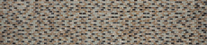 Muestra de mano mosaico azulejo azulejo backsplash translúcido luz beige ladrillo vidrio mosaico cristal piedra emperador luz MOS87-B1153_m