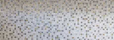 Mosaico de vidrio piedra natural mosaico azulejo luz gris crema oro mármol estructura cocina azulejo baño - MOS92-HQ12