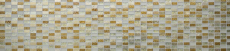 Muestra de mano mosaico azulejo espejo oro translúcido rectángulo vidrio mosaico cristal piedra retro oro MOS83-CRS4_m