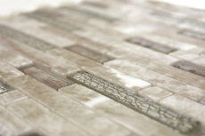 Muestra de mano mosaico azulejo translúcido ámbar oro compuesto vidrio mosaico cristal piedra ónix elegancia oro MOS87-MV748_m