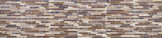 Muestra de mano mosaico azulejo espejo translúcido beige marrón compuesto mosaico de vidrio Cristal mármol beige marrón MOS86-1302_m