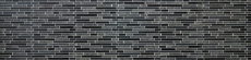 Muestra de mano mosaico azulejo azulejo backsplash translúcido gris negro compuesto vidrio mosaico Crystal piedra gris negro MOS86-0208_m
