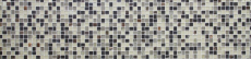 Muestra de mano mosaico azulejo azulejo backsplash translúcido blanco gris óxido rectángulo vidrio mosaico cristal piedra rústico MOS82-0102_m