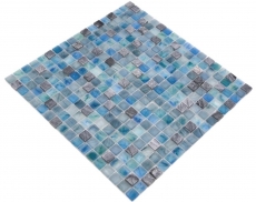 Piedra natural de vidrio mosaico de azulejos de mosaico verde azul gris antracita esmerilado vidrio esmerilado azulejos backsplash pared de la cocina aseo - MOS92-XCR1501
