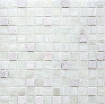 Piedra natural mosaico de vidrio mosaico azulejos crema blanco viejo beige claro cocina splashback azulejo backsplash pared cocina - MOS94-2503