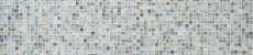 Muestra de mano azulejo mosaico Azulejo backsplash Gris claro translúcido Mosaico de vidrio Piedra de cristal Crema gris claro MOS94-2505_m
