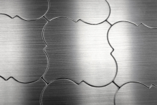 Azulejos de mosaico autoadhesivo aluminio plata metal Florentino MOS200-22LAT_f