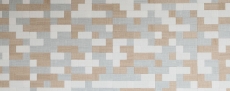 mosaico autoadhesivo ALU crema beige gris metal aspecto textil MOS200-2522