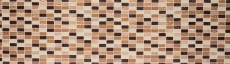 azulejo de mosaico autoadhesivo piedra natural beige marrón azulejo backsplash MOS200-4MS75