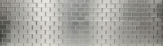 Lámina autoadhesiva de vinilo mosaico Metro plata azulejo backsplash cocina splashback decoración
