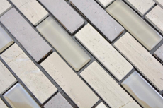 mosaico de vidrio autoadhesivo mosaico compuesto de piedra natural gris azulejo backsplash MOS200-002