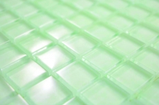 Mosaico de vidrio azulejos de mosaico verde pastel fluorescente pared azulejos backsplash azulejos de cocina azulejos de baño WC - MOS88-0104