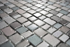 Mosaico de vidrio mosaico estera mosaico frontera gris beige pastel tono pared azulejo backsplash cocina cuarto de baño