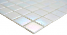 Muestra de mano de vidrio mosaico de vidrio iridio pared azulejo backsplash cocina baño MOS240-WA02-N_m